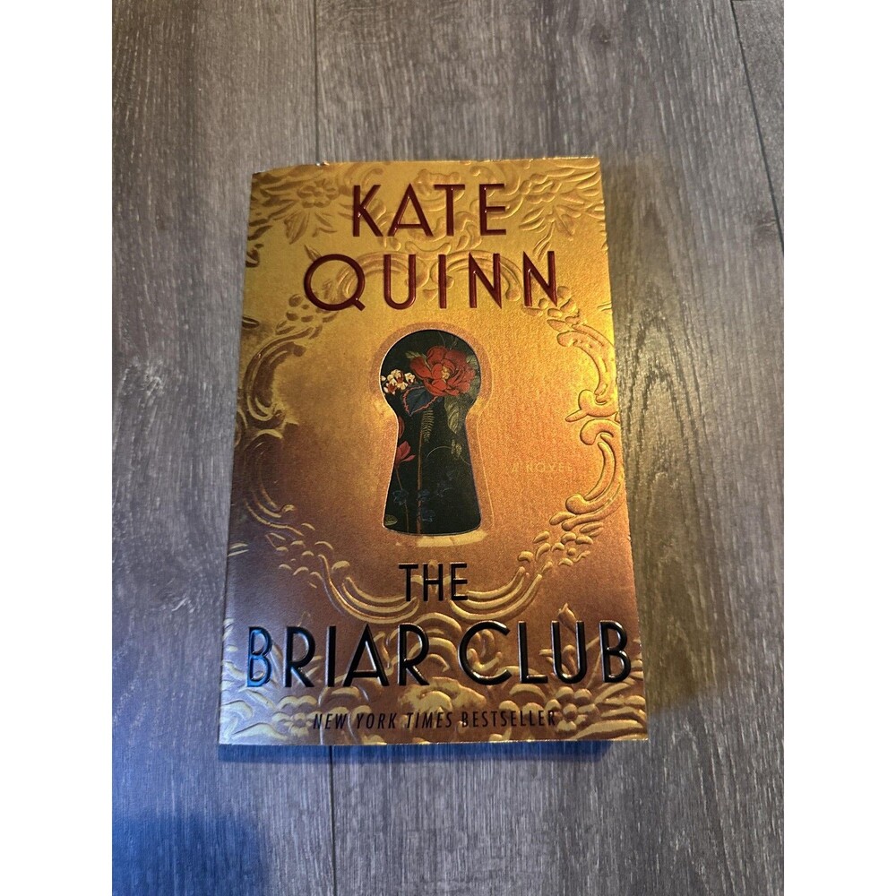 The Briar Club Kate Quinn Hardcover Dust Jacket Historical Fiction Gold Novel